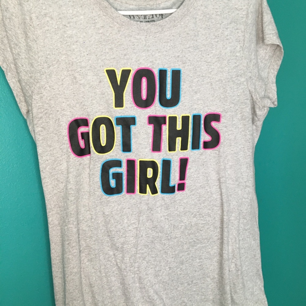 Gray Multicolored shirt